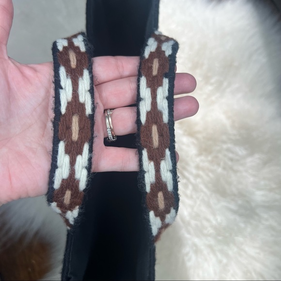 Vintage hand woven and stitched southwestern diamond print yarn handbag purse - Picture 7 of 16